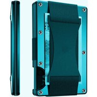 2024 New Metal Card Case Carbon Fiber Wallet Stretch Rope Money Clip RFID Anti-theft Brush Blocking Technology