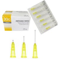 100Pcs Painless 30G 4mm 6mm 13mm Facial Mesotherapy Needles Sharp Syringe Needle Tattoo Needle For Skin Tightening