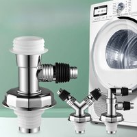 Washing Machine Floor Drain Joint Double Purpose Pipe Connector Sewer Tee Dishwasher Universal Hose Adapter Disposer Trap Tool