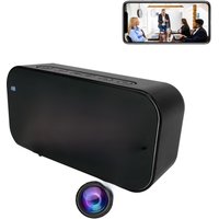 Wi-Fi Clock Camera with 1080P HD, Motion Detection & Remote Viewing, Indoor Security Camera with Recording for Home/Office