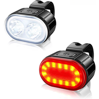 AliExpress BUCKLOS Bicycle Lights MTB Bike LED Lamp Front and Rear Light USB Rechargeable Headlight Bicycle Taillight Waterproof Cycling Lamps
