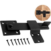 American Barn Door Iron Farm Bolt Hardware Accessories Fence Sliding Metal Lock Clasp Carbon Steel Garden Gate Latch Latches