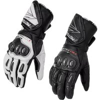 AliExpress NONE Genuine Leather Motorcycle GM3 Men's Windproof Motorcycle Gloves Gloves Touch screen Long Version Dirt Bike Motocross Racing