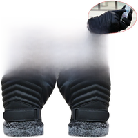 AliExpress Swokii 1pair Men Touches Screen Gloves Winter Warm Five Finger Wrist Gloves Cut Wool Thicken Pu Leather Gloves For Outdoor Cycling