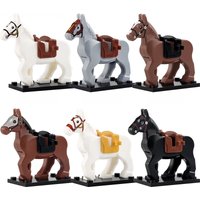 Medieval Military War Horse Building Blocks Mini Ancient Action Figures Accessories Toy For Children Gift XP1011-XP1016