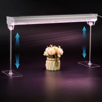 T8/T20 Plant Light Tube Vertical Stand, Adjustable Height Acrylic Holder