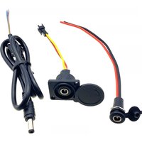 AliExpress HBXINTAO 36v /48v charging head lithium battery charger round electric bicycle output line male and female base dc2.1/2.5 charger plug