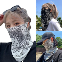 AliExpress NONE Fashion Punk Sunscreen Mask For Men Women Summer Face Neck UV Protection Ear Scarf Hip Hop Outdoor Sports Cycling Bandana Scarfs