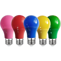 Colorful Led Light Bulb E27 3W 5W 7W 9W Lamp AC220V 110V Red Blue Green Yellow Pink Bombillas Lampara For Bar KTV Party Lights