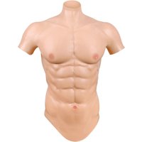 New Handmade Silicone Muscles Male Chest Vest Abdominal Muscle Realistic Muscles For Cosplay Tansgender