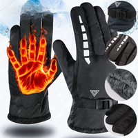 AliExpress NONE Outdoor Winter Warm Thermal Cycling Gloves Waterproof Antislip Sports Ski Cycling Motocycle Warm Gloves Unisex Moto Accessories
