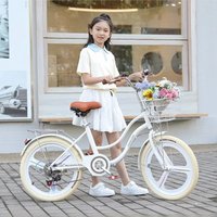 AliExpress smvp Cooya New Bicycle Women's Middle School Generation Big Child Lady Commuting Light 20-inch Variable Speed Scooter Byclycles Bmx