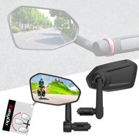 AliExpress NONE EasyDo Bike Mirror Bicycle Handlebar Mirror Clear Wide Range Back Sight Adjustable Rearview Scooter Cycling Bicycle Accessories