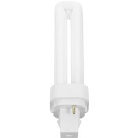 4Pcs 2U Plug Play Tube Light Bulb Energy Saving Double Tube Compact Fluorescent Lamp 2 Pin Socket Horizontal Insertion Bathroom