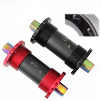AliExpress NONE MUQZI Titanium BB68 Ceramic Bearing Bottom Bracket, Square Taper Spindle 103-122mm for Road/MTB Bike