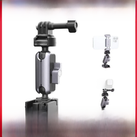 AliExpress PGYTECH CapLock Action Camera Motor Bike Helmet Adhesive Mount Chin Bracket For DJI POCKET 3 Osmo Action 4/3 Gopro12/11/10/9