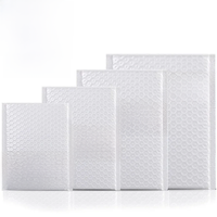 50/30/10Pcs White Bubble Envelope Bags for Magazine Lined Mailer Shipping Self Seal Waterproof Bags 11/15/23cm Packing Bags