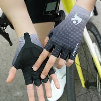 AliExpress GTUBIKE 1 Pair New Half Finger Gloves Summer Bicycle Gloves Anti-Slip Shock-Absorbing Cycling Fingerless Breathable Gym Gloves