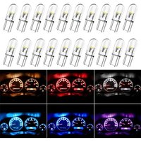 20pcs T5 Led Bulb W3W W1.2W Led Car Interior Lights Dashboard Warning Indicator Light Wedge position light Auto Instrument Lamp