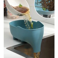 Elephant Shaped Sink Strainer Drain Baskets Vegetables Washing Basket Drainage Fruit Basket for Draining Pasta Noodles Kitchen