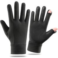 AliExpress loogdeel LOOGDEE Warmth Cycling Gloves Winter Flip Finger Touch Screen Outdoor Windproof Anti-slip Running Climbing Warm Ski Inner Gloves