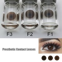 4 Stück Iris Therapeutic Blind Lens Prothetische Kontaktlinsen für Menschen mit Augenfehlern