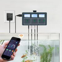 Tuya WiFi 8 In 1 Water Quality Detector S.G/PH/EC/ORP/TDS/CF/SALT/TEMP Measuring Analyzer Water Monitor Water Quality Tester