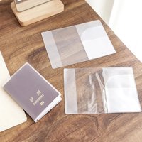 2/4PCS Passport Cover PVC Waterproof Case for Passport Wallet Business Credit Card Documents Holder Protective Case Case Pouch