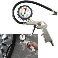 Digital Tire Inflator 220 PSI Dial Pressure Meter Gauge Compressor Tool With Inflation Deflation Function for Car Auto Truck