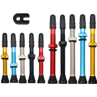 AliExpress riderace 2Pcs 40/60MM Bicycle Vacuum Air Valve Durable Alloy Stem Brass Core F/V Presta MTB Bike Tubeless Tire Nozzle Cap Cycling Parts