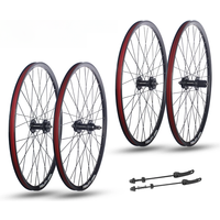 AliExpress Mountain Road Bike Wheelset 24 26 27.5Inch MTB Parts Disc Brake Double Layer Aluminum Alloy 26er 700C 2Bearing Hub Bicycle Wheel