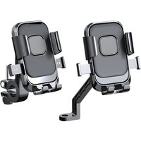 AliExpress MagiDeal Generic Motorcycle Phone Mount 360 Rotatable Navigation Bracket Scooter Phone Clip for Bicycle Riding Motorbike Scooter Cycling