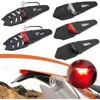 AliExpress NONE Dirt Bike Motorcycle Accessories Rear Brake Light for KTM Honda Kawasaki Yamaha License Fender Taillight LED Enduro Motocross