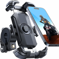 AliExpress Joyroom Motorcycle Phone Mount Upgrade Bike Phone Holder Ultra-Stable Bicycle Phone Mount Handlebar Cell Phone Clamp JR-ZS398