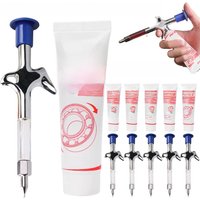 AliExpress NONE 6-1PCS Bicycle Aluminum Grease Gun Aluminum Alloy MTB Bike Bearing Hub Grease Syringe Bicycle Oil Lubricant Cycling Accessories