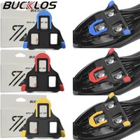 BUCKLOS Bicycle Cleat for SPD-SL System Bike Self-locking Pedal Cleat for SPD SL Road Bike Pedal Cleats Compatible with SH11