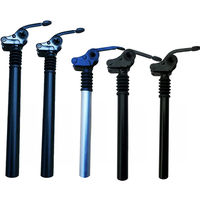 AliExpress NONE E-bike Seatpost 27.2 28.6 31.8 33.9mm Suspension Damping Seat Tube 300 350 500mm Folding Bike Aluminum Alloy Saddle Pole
