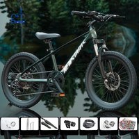 AliExpress OLOME Chase Variable Speed Children's Bicycle 5-18 Years Old Medium Children Student Boys Girls 24 Inch Shock Absorber Disc Bicycle