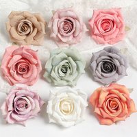 3/5/10Pcs 8cm Rose Artificial Silk Fake Flowers for Home Room Decoration Wedding Brides Party Decor DIY Accessory Fake Flowers