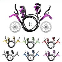 AliExpress TANKE MTB Bike Hydraulic Disc Brake Set 160mm Rotors Oil Calliper Plate Front Rear Mountain Bicycle Clamp 22.2mm Handle A Pillar