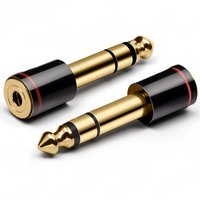 1 Pcs Durable 6.35mm 1/4 Male To 3.5mm 1/8 Female Connector Stereo Headphone Adapter Audio Jack Adapter For Aux Cable Headphone