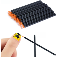 OKAYLASH 50pcs/lot Reusable Gel Liner Nail Art Brushes Painting Pen Disposable Eyeliner Beauty Eyeline Makup Tools
