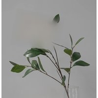 Artificial Plants Plastic Greenery Long Tea Tree Leaves Branches Fake Foliage Decorative Accessories for Home,Hotel,Restaurant