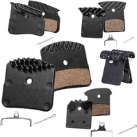 AliExpress NONE Bicycle Ceramic Disc Brake Pads Cooling Fins Ice Tech For Shimano XT SLX Deore DURA ACE ULTEGRA TIAGRA MTB Road Hydraulic Brake