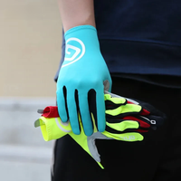 AliExpress NONE Giyo Cycling Full Finger Gloves Lycra Fabric Mittens Autumn Winter Bicycle Long Gloves Anti-slip for MTB Road Bike Equipment