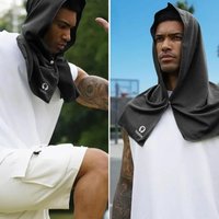 AliExpress NONE 1PC Cooling Hoodie Towel Cooling Towel Quick Drying Absorbent Towels Sports Fitness Camping Cycling Suitable for Hot Weather