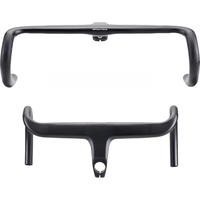 AliExpress NONE RPANTAHI Road Bicycle Ultra Light Full Carbon with Stem Integrated 28.6mm Cycling Bike Broken windmill Handle Bars Cycling Parts