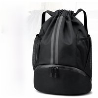 Basketball bag, swimming bag, dry wet separation women's storage bag, sports backpack, training and fitness drawstring backpack