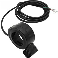 AliExpress NONE Electric Bicycle Thumb Throttle Finger Push Hall Accelerator Gas Turning Handle Universal Left Right for Scooter Bicycle Ebike