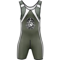 Mens Singlet Zipper Front Back Dog SexyMan Play Bodysuits Sleepwear RT One-Piece Sleeveless Undershirts Wrestling Powerlifting